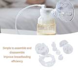Breast flange inserts 2 piece breast shield set for electric breast pump for