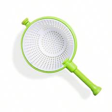 SHEIN pc Manual Hand Press Vegetable Fruit Salad Spinner With Drain Basket For Home Use Kitchen Tool