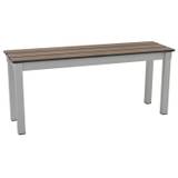 Gopak Enviro Compact Outdoor Bench With Slatted Top