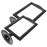 Alipis 2pcs Plastic Self Standing Frame House Decorations for Home Standing Picture Frame Photo Frame for Office Desk Black Trim Decorative Photo Frame Office Desk Decor Menu Indoor