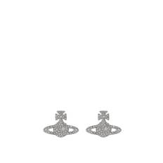 Vivienne Westwood Women's Grace Bas Relief Stud Earrings Silver