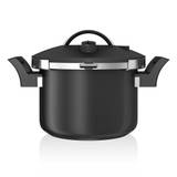 Tower T90126 Pro Sure Touch Pressure Cooker with 2 Pressure Settings, Black, 6 Litre, Built-In Digital Timer