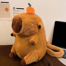 Plush capybara backpack fashion adjustable shoulder strap