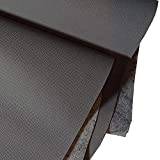 12 cols Saffiano Textured Faux Leather PVC Grained Leatherette Fabric fine Cross Hatch Pattern Half metre / 1 metre / 5metres Cut Off a 137cm roll : Craft Upholstery (Grey, Full metre (100 x 137 cm))