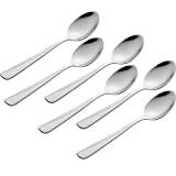 Viners Angel 18/0 Stainless Steel Mirror Polished Teaspoon Tea Spoon (Set of 6)
