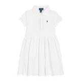 Ralph Lauren Kids Cotton Polo Shirt Dress (2-7 Years) - white - 6X