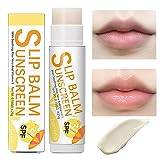 Chapstick with SPF 30,Bum Sun SPF30 Lip Sunscreen | Hydrating Lip Sunblock, Lip Sunscreen, Travel Size Sunscreen for Lips, Lip Care, Sun Protection, Protects, Soothes, and Moisturizes Lips Zhenjue