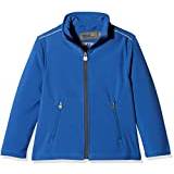 Regatta Boy's Professional Kids Classmate Jacket Regular Fit Plain Turtleneck Long Sleeve Jacket, Blue (Royal Blue/seal Grey), 5-6 Years