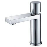 Moods Eccles Deck Mounted Chrome Basin Mixer Tap with Waste