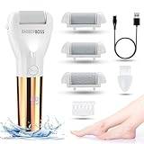 BarberBoss Electric Foot File Hard Skin Remover, Professional Pedicure Set for Feet, Foot Files for Hard Skin, Premium Callus Remover for Feet, Feet Hard Skin Remover Electric Waterproof QR-5082
