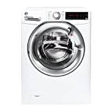 Hoover H-WASH 300 H3WS68TAMCE Freestanding Washing Machine, Amazon Exclusive, 8kg 1600 rpm, Smart Connectivity, White with Chrome Door, A Rated