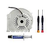 ElecGear Replacement Internal Cooling Fan for PS4 Slim CUH-2xxx – CPU Heatsink Cooler, Thermal Compound Paste, TR8 Torx Security, PH00 Screwdriver Repair Tool Kit for PlayStation 4 Slim