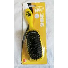 Wet brush shine yellow flexi bristles detangle hair brush ideal dry shampoo