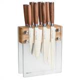 8 Piece Knife Set & Magnetic Glass block - Nihon X50 Knives by ProCook