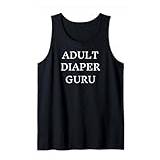 Fun Graphic-Adult Diaper Guru Tank Top