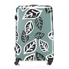 TRIPP Bold Leaf Print Large Suitcase