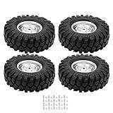 BYERZ RC Accessory RC Car Tyre Anti-skid RC Wheel Tire for 1/10 Scale RC Crawler Off-road Truck Car