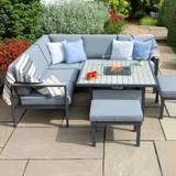 Siena lounge/dining set with gas firepit