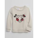 Cream Disney Mickey Mouse and Minnie Mouse Sweatshirt (Newborn-5yrs)