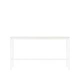 Muuto Base high bar table White laminate, white legs, plywood edge, b50 l190 h105