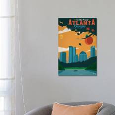 Atlanta by IdeaStorm Studios - Wrapped Canvas Art Prints (66.04 H x 45.72 W x 3.81 D cm)