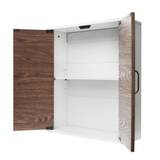 Tyler Wooden Bathroom Wall Medicine Cabinet White/Brown EHF-F0011