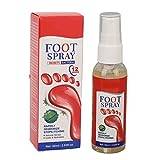 Sweaty Feet Spray, Foot Sweat Spray Odor Remove Fine Mist Rapid Permeability Foot Deodorant Liquid 60ml