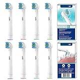 YanBan 8 pcs Replacement Brush Heads for Oral B, Refills Toothbrush Heads for Oral-B Electric Toothbrush, Soft Bristles Gentle Deep Cleaning to Remove Stains, with Package