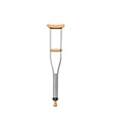 LINYUES Crutches for Adults Underarm Handicapped Crutches/canes For Disabled Persons With Free Retractable Aluminum Walkers Adjustable Range 90-150 Cm Great for Travel or Work