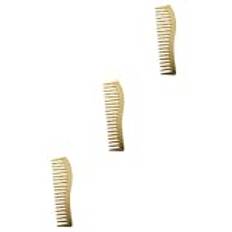 minkissy 3pcs Oily Hair Comb Curly Hair Wide Teeth Comb Hair Oil Comb Hair Styling Combs for Women Teasing Wet Combs Wide Tooth Combs for Hair Men Beard Comb Bamboo Brush Abs Cosmetic Man
