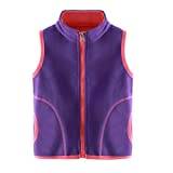 Boys Dressy Winter Coats Toddler Kids Baby Girls Boys Winter Warm Thick Cotton Sleeveless Patchwork Vest Clothes 2t Coats for Boys Purple