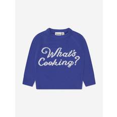 Kids What's Cooking Knitted Sweater in Blue - Blue / 2 - 3 Yrs
