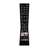 Replacement Remote Control Compatible for JVC LT-24C685 24" Smart LED TV with Built-in DVD Player