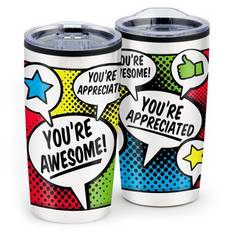 You're Awesome! / You're Appreciated ColorBlast 360° Teton Stainless-Steel Tumbler 20-Oz.