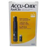 Accu Chek Fastclix Finger Pricked Lancing Device + 6 Lancets