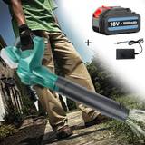 TEETOK Cordless Leaf Blower with 5500mAh Battery 15000RPM Electric Leaf Blower，compatible with Makita Battery