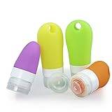 OHPHCALL 1 Set portable toiletry bottles empty hand sanitiser bottles Empty Storage Bottle Cosmetic Bottles Lotion Containers refillable pump bottles clip on empty bottle travel shampoo