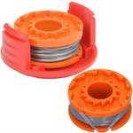 Spool Cover & Line + Spare Spool for QUALCAST CLGT1825D CGT25 Grass Trimmer Strimmer