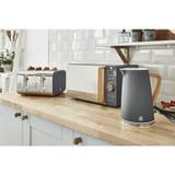 (Grey) Swan Nordic 20L Digital Microwave, 1.7L Jug Kettle & 4-Slice Toaster