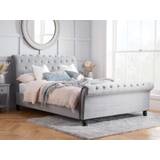 Birlea Opulence Grey Velvet Bed Frame