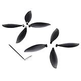 VGEBY Replacement Propellers, 8pcs Control Airplane Propeller Props for Parrot Anafi RC Accessory
