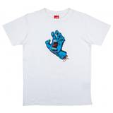 Santa Cruz Youth T-Shirt Screaming Hand T-Shirt White - YOUTH 8-10