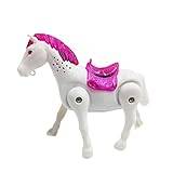 Abaodam Light up Toy Glowing Educational Plaything Electric Ride on Kids Musical Toys Electric Music Horse Toy Rocking Horse Musical Running Toy Abs Child Animal Leash