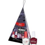 Maybelline Midnight In Times Square 2 Piece Nail Polish + Top Coat Gift Set Kit