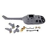 ioannis C186 Shell Cover Set for C186 C-186 RC Helicopter Airplane Drone Spare Parts Upgrade Accessories,1