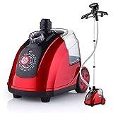 NEW Garment Steamer Upright Fabric Steamer 11 Gear Adjustable 1800W Portable Ironing Machine Clothes Hanger Red,Red