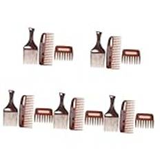 15 pcs hairdressing wide tooth comb hair brush for men afro pick comb hair styling detangling comb wide tooth comb for curls wide tooth comb for wet hair oil head Miss tool abs