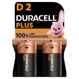 Duracell Plus D Alkaline Batteries