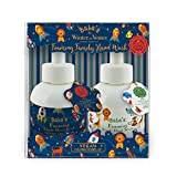 Winter in Venice Baba’s Foaming Family Hand Wash, Kids Flower Shaped Foam Soap with Blackcurrant and Neroli Extracts, Blue Duo Set, Vegan-Friendly