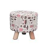 ROLTIN Kids Chair Sofa Armchair Seat Stool Kids Children Kids Sofa Seat Soft Footstool Footstool Square Sofa Linen Fabric Small Bench Modern with Washable Cover (Color: Coon) (Cartoon